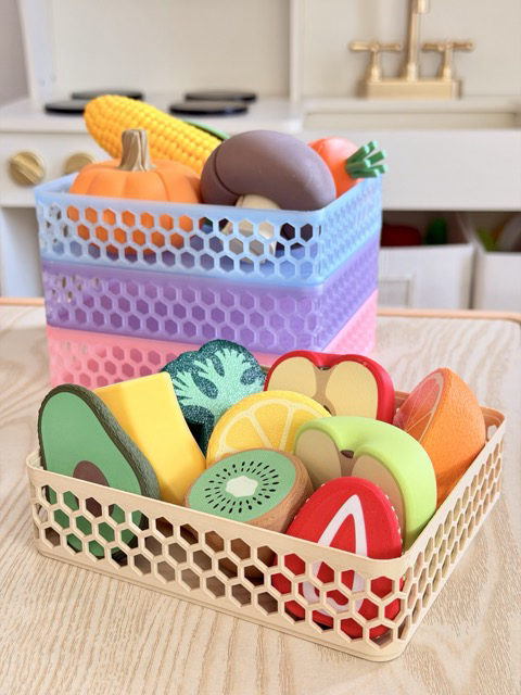 Toy Farmer's Market Basket