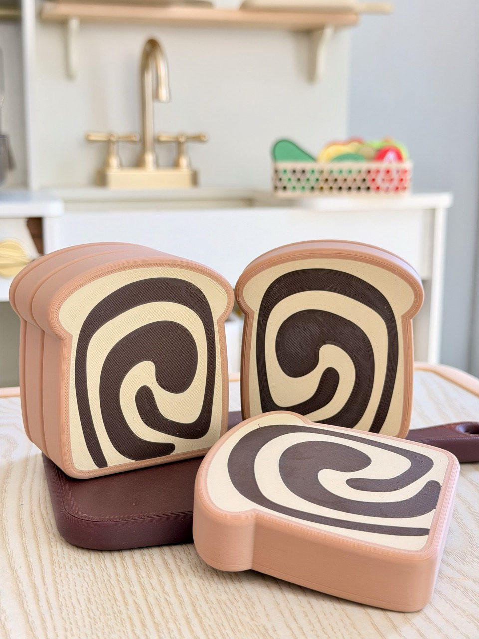 Magnetic Bread - Montessori Toy