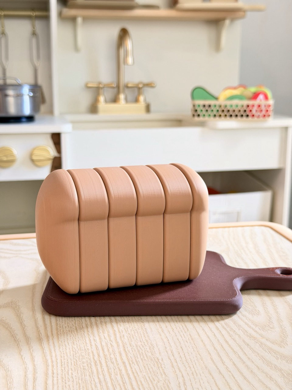 Magnetic Bread - Montessori Toy