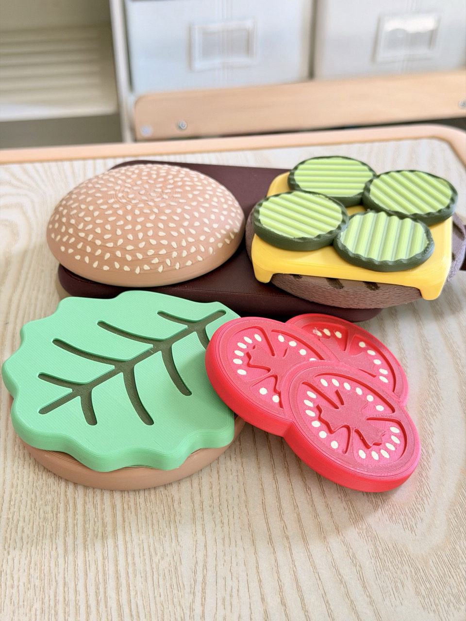 Magnetic Burger - Montessori Toy