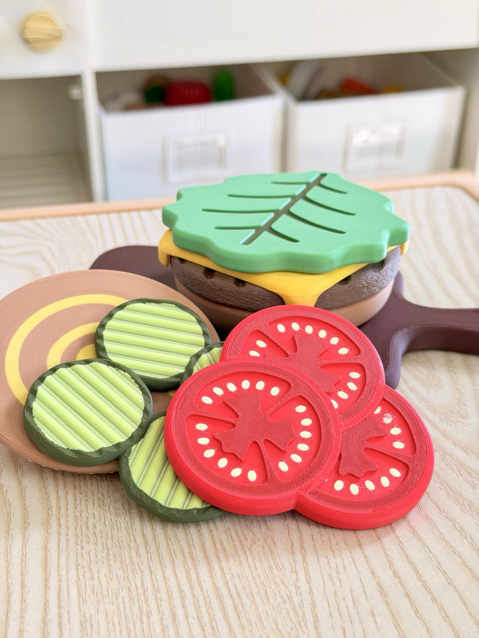 Magnetic Burger - Montessori Toy