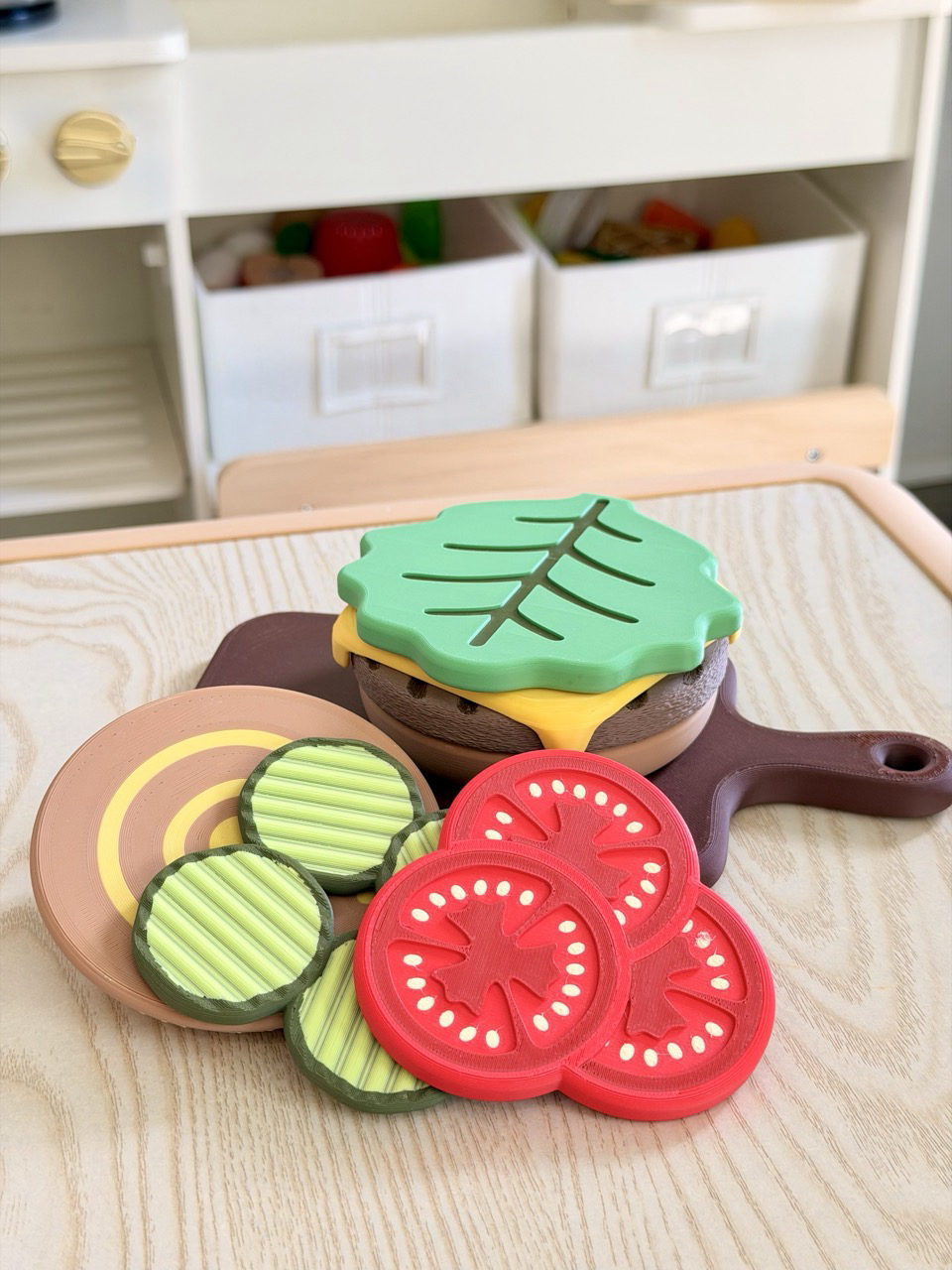 Magnetic Burger - Montessori Toy